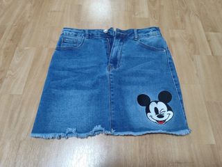 Falda Vaquera Mickey Mouse