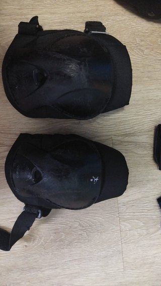Patines, proteccion y casco