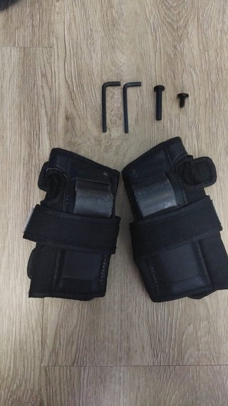 Patines, proteccion y casco
