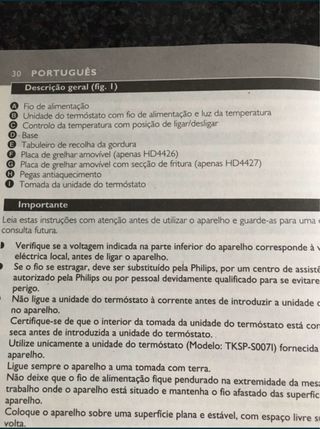 Grelhador Philips HD4427