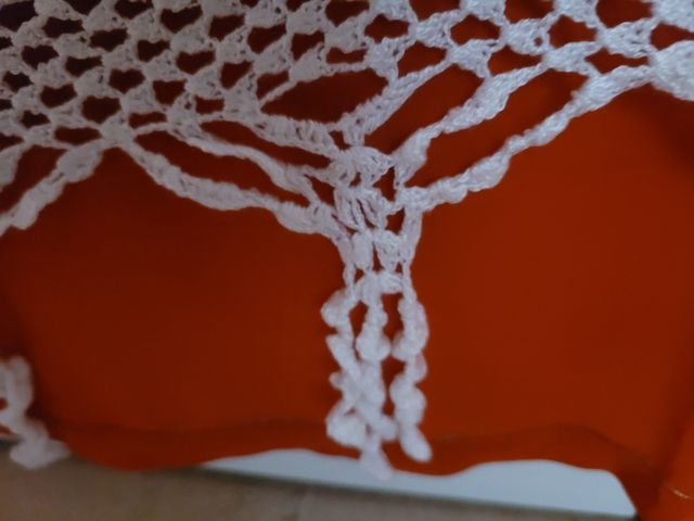 Colcha antigua de ganchillo