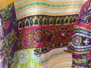 Caftan estampado
