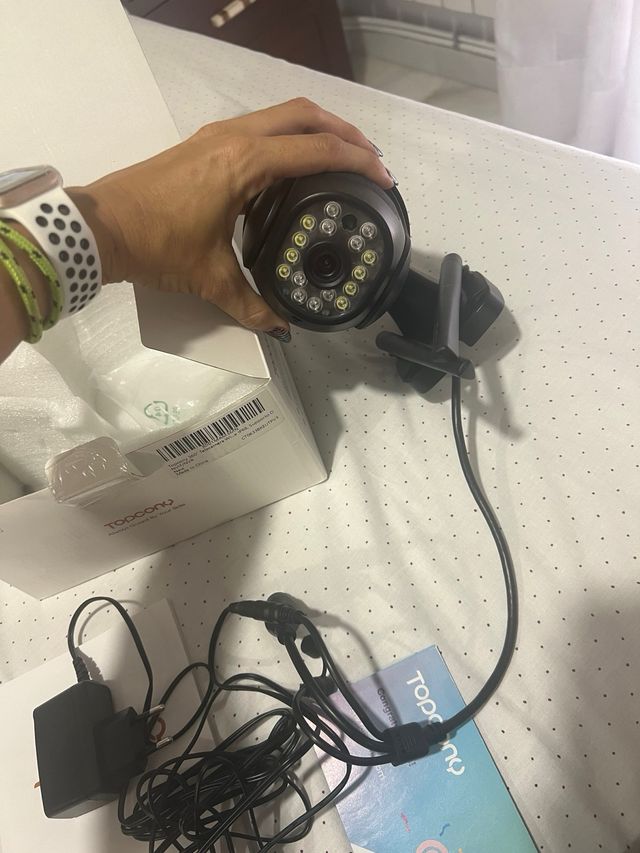 Camara seguridad exterior wifi a color