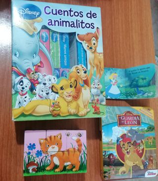 Lote oferta de libros infantiles, puzzle y cuentos