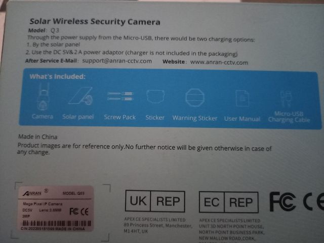 Cámara de vigilancia, precio negociable