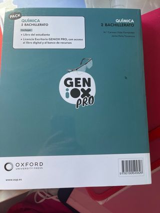 libro quimica 2 bachillerato oxford