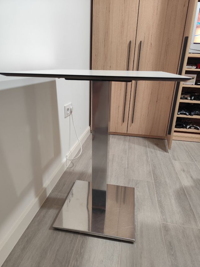 Mesa auxiliar  cuadrada 55x55 blanco