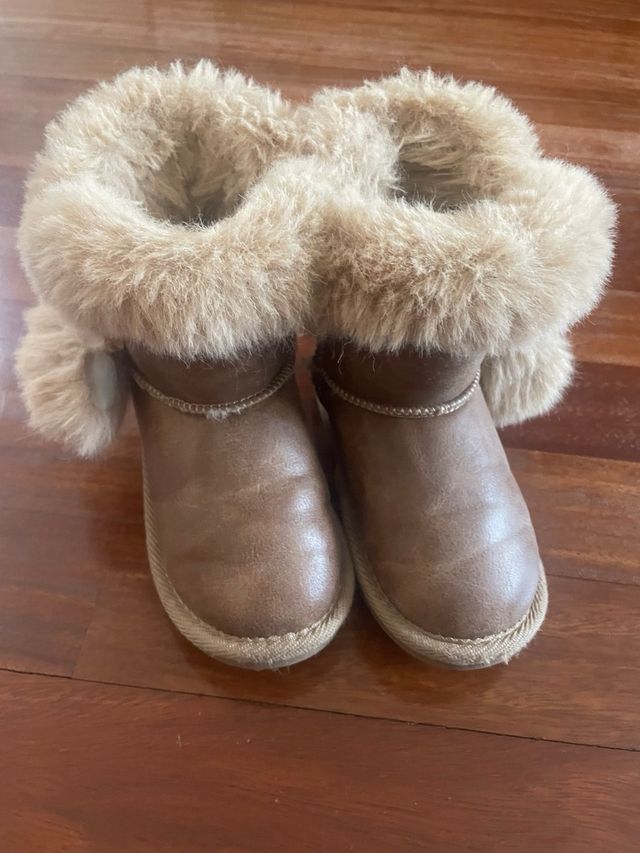 Botines piel niña