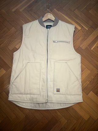 Chaleco Zara beige