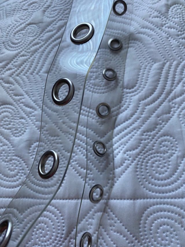 Cinturón transparente SIN USO