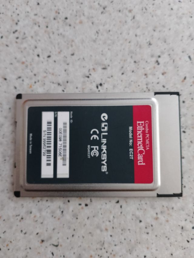 Tarjeta de red PCMCIA Linksys