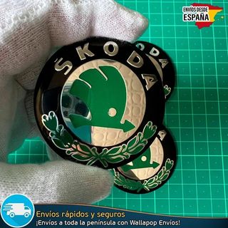 X4 Emblemas Skoda 56mm Pegatinas Tapacubos Llantas
