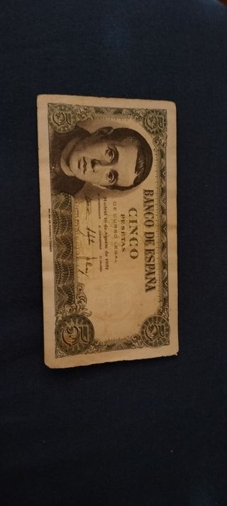 Billete de 5 pesetas 