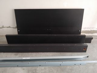 Struttura letto matrim marrone ikea