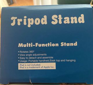 Tripod para tablet sin uso