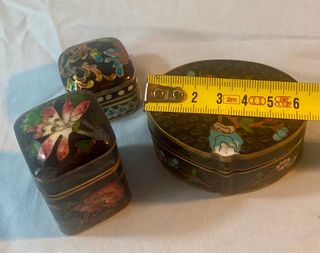 cajas esmaltadas Cloisonne.