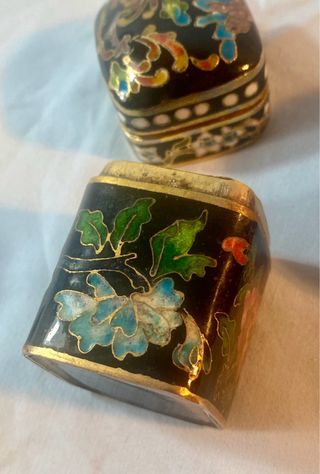 cajas esmaltadas Cloisonne.