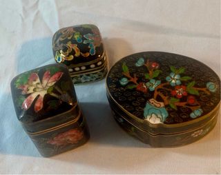 cajas esmaltadas Cloisonne.