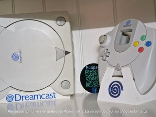 Lote Soporte Vertical Dreamcast +  Expositor mando