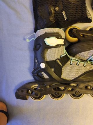 Patines Oxelo en linea con protecciones