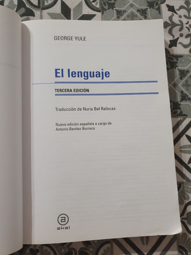 El lenguaje, George Yule