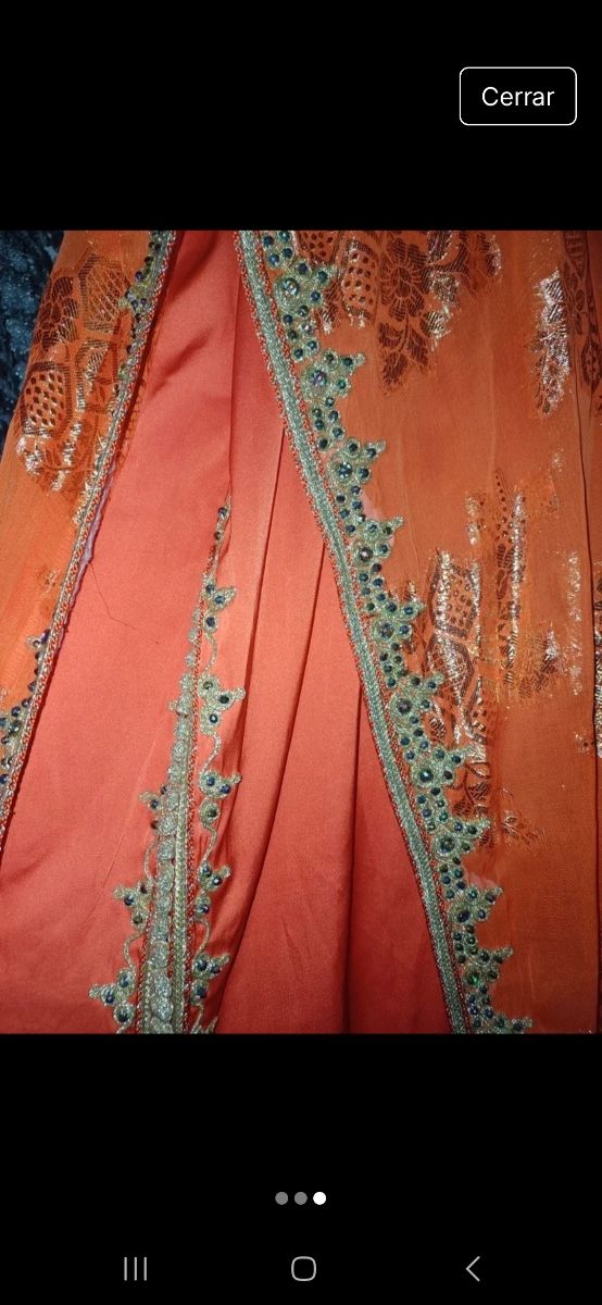 Caftan tkchita árabe