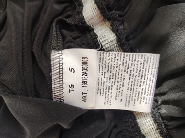 Cardigan lungo velato nero