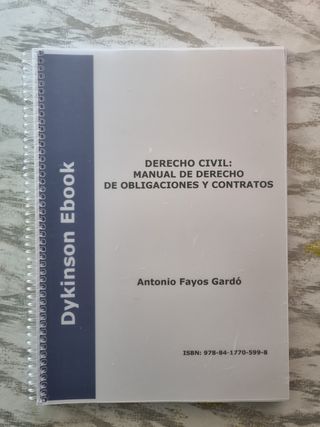 Manual de Derecho Civil.