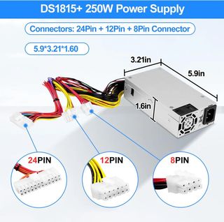 BestParts Nueva fuente de alimentación de 250 W