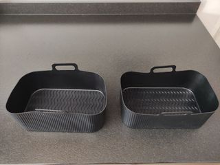 Freidora de aire doble Ninja 9,5L.