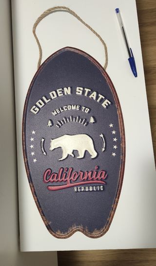 Chapa vintage para colgar