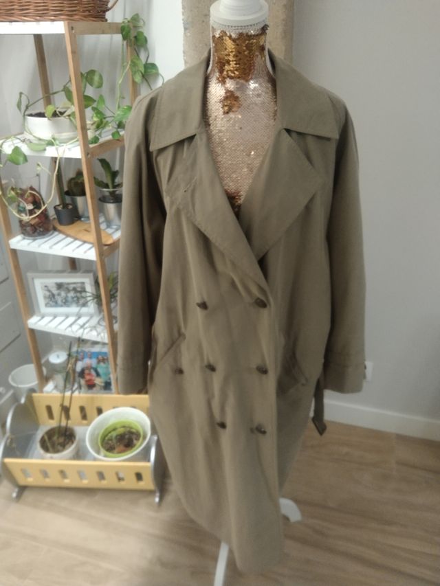 Gabardina camel
