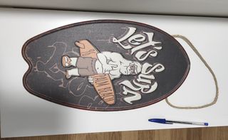 Chapa vintage para colgar