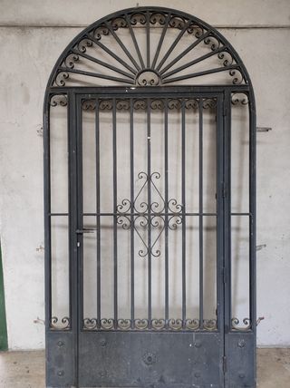 Puerta cancela forja