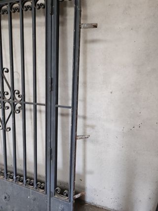 Puerta cancela forja