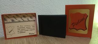 Cartera de piel auténtica Pielini