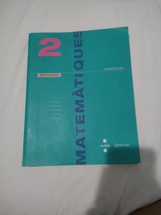 Libro Matemáticas 2do Bachillerato 