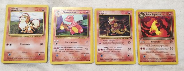 Carte semirare Pokémon anni 90