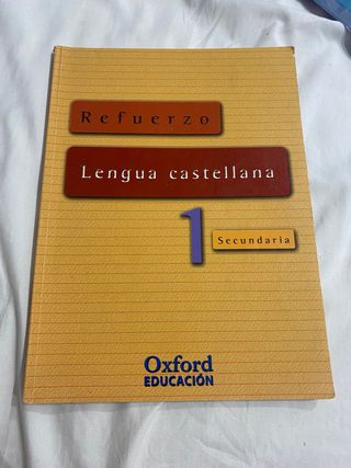 Refuerzo lengua castellana 1 secundaria