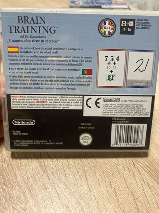 Juego Brain Trainning Nintendo Ds