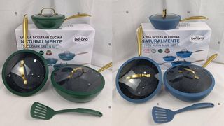 Set di padelle in pietra lavica