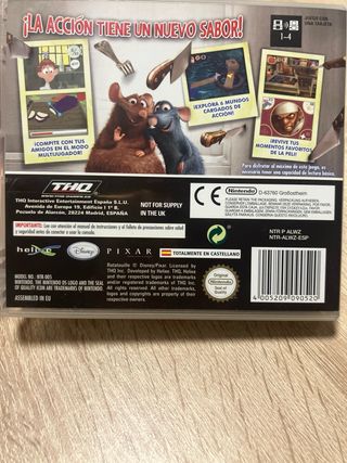Juego Nintendo Ds Ratatouille