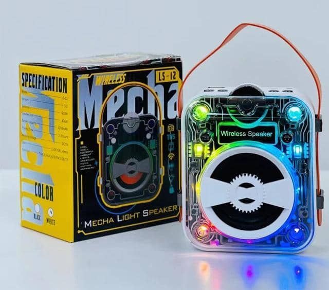 Altavoz Mini Mecha Luz Led Intermitente
