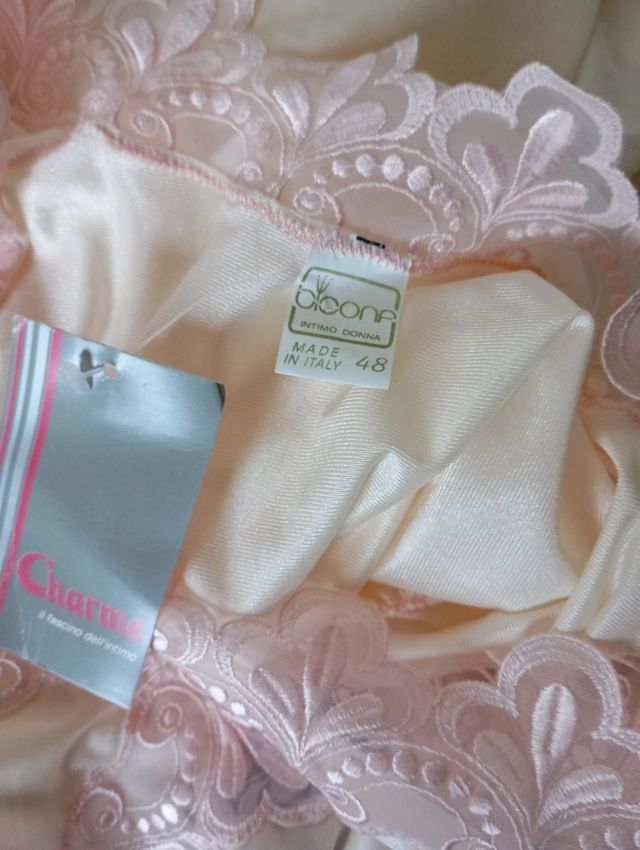 Vestaglia donna lunga con pizzo