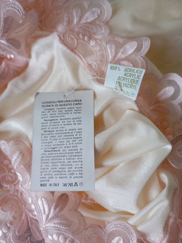 Vestaglia donna lunga con pizzo