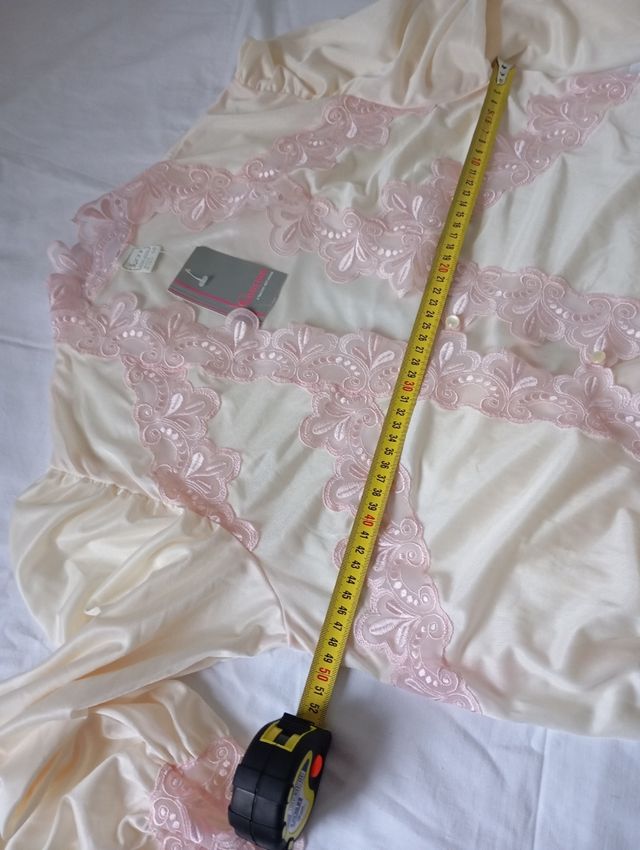 Vestaglia donna lunga con pizzo