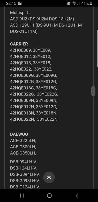 Mando aire acondicionado