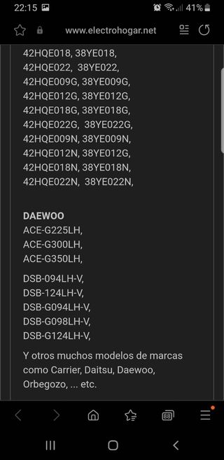 Mando aire acondicionado