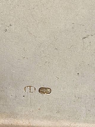 Pitillera Cigarrera de Plata muy antigua