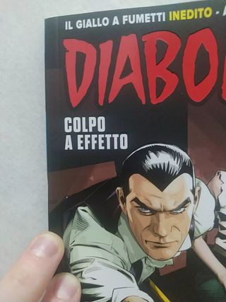 DIABOLIK IL GIALLO A FUMETTI INEDITO - Colpo a eff